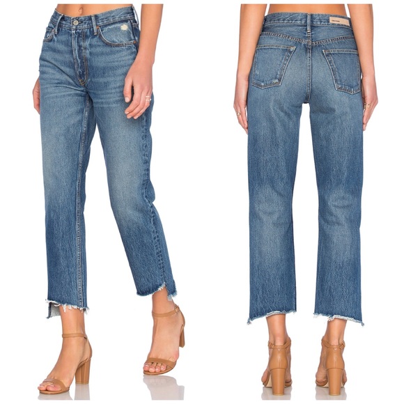 GRLFRND Denim - NWT GRLFRND Helena Raw Hem Jeans